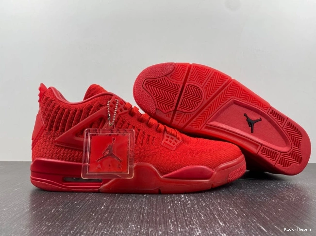 Kicked Out Shoe Store 4 Flyknit Red Retro Jordan AQ3559-600 0729